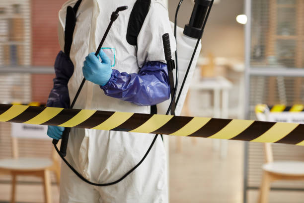Professional Biohazard Cleanup technician working in Belvidere, IL